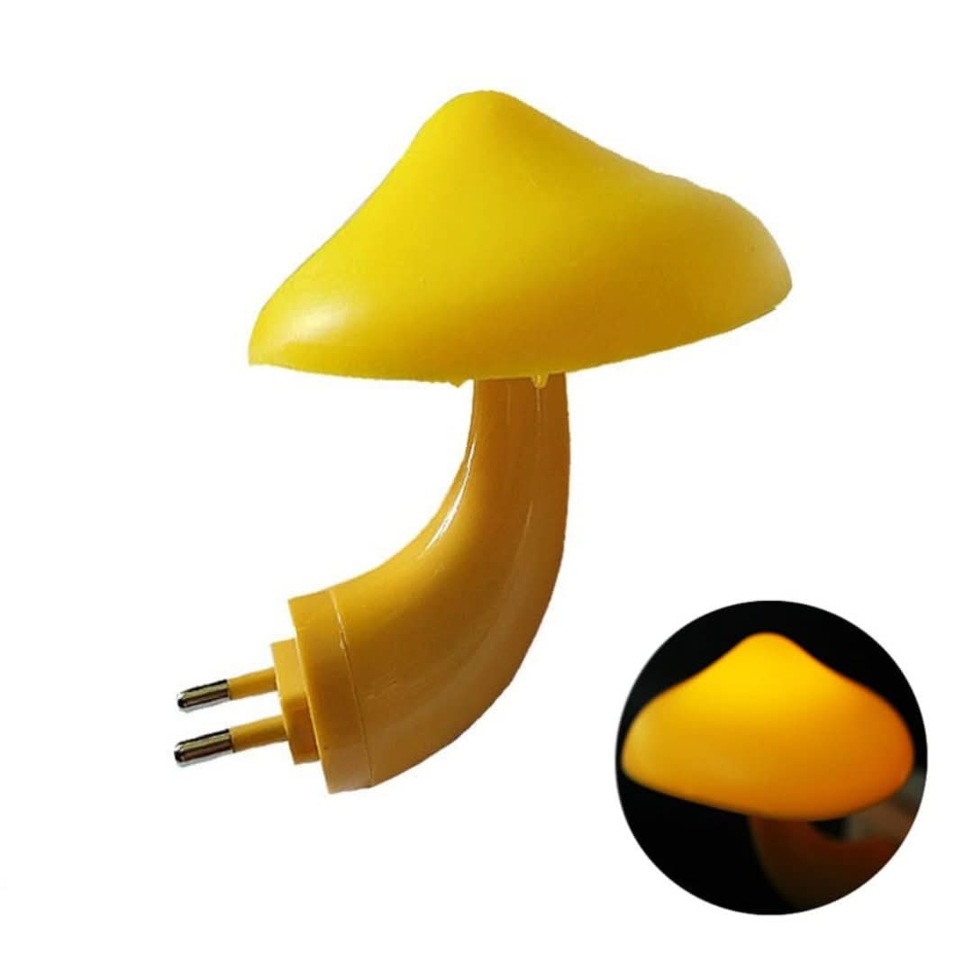 MushroomGlow - luz de noche enchufable-Lamp Shades-VyFlair