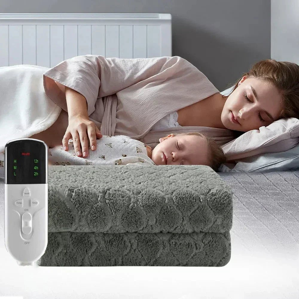 Manta Eléctrica DualCozy Franela Suave con Calor Rápido - VyFlair