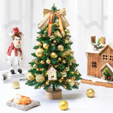 Mini Árbol de Navidad - Realista Nevado - Decoración Mesa Escritorio