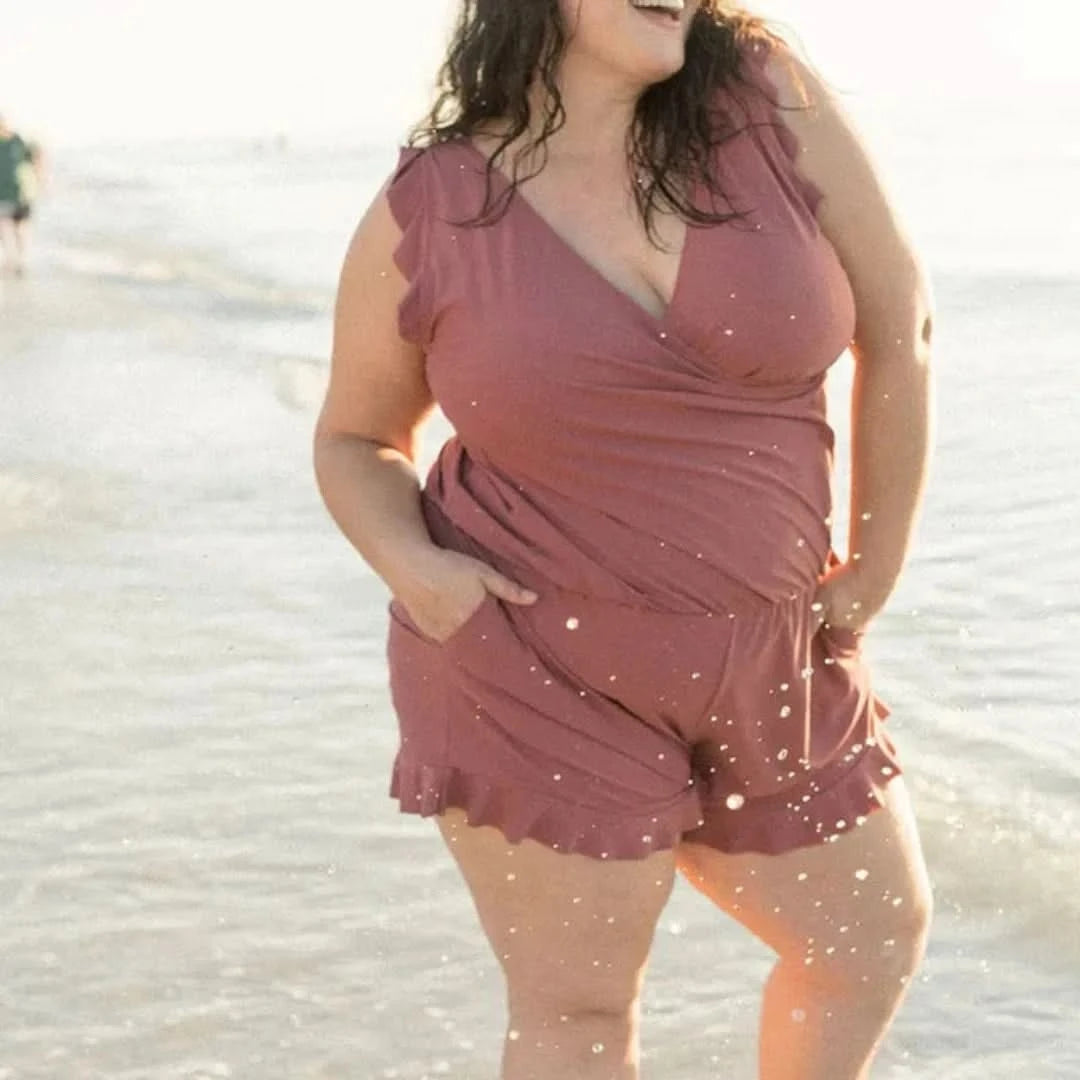 Mamel de baño con sujetador integrado-Swimwear-VyFlair
