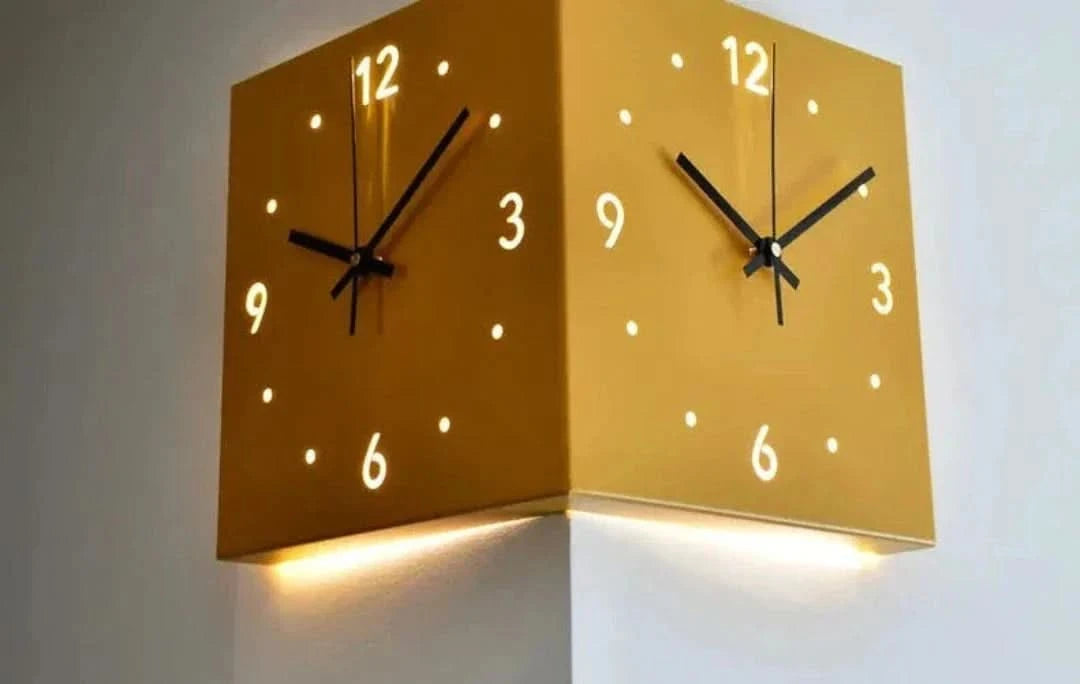 Elegante reloj de esquina-wall clocks-VyFlair