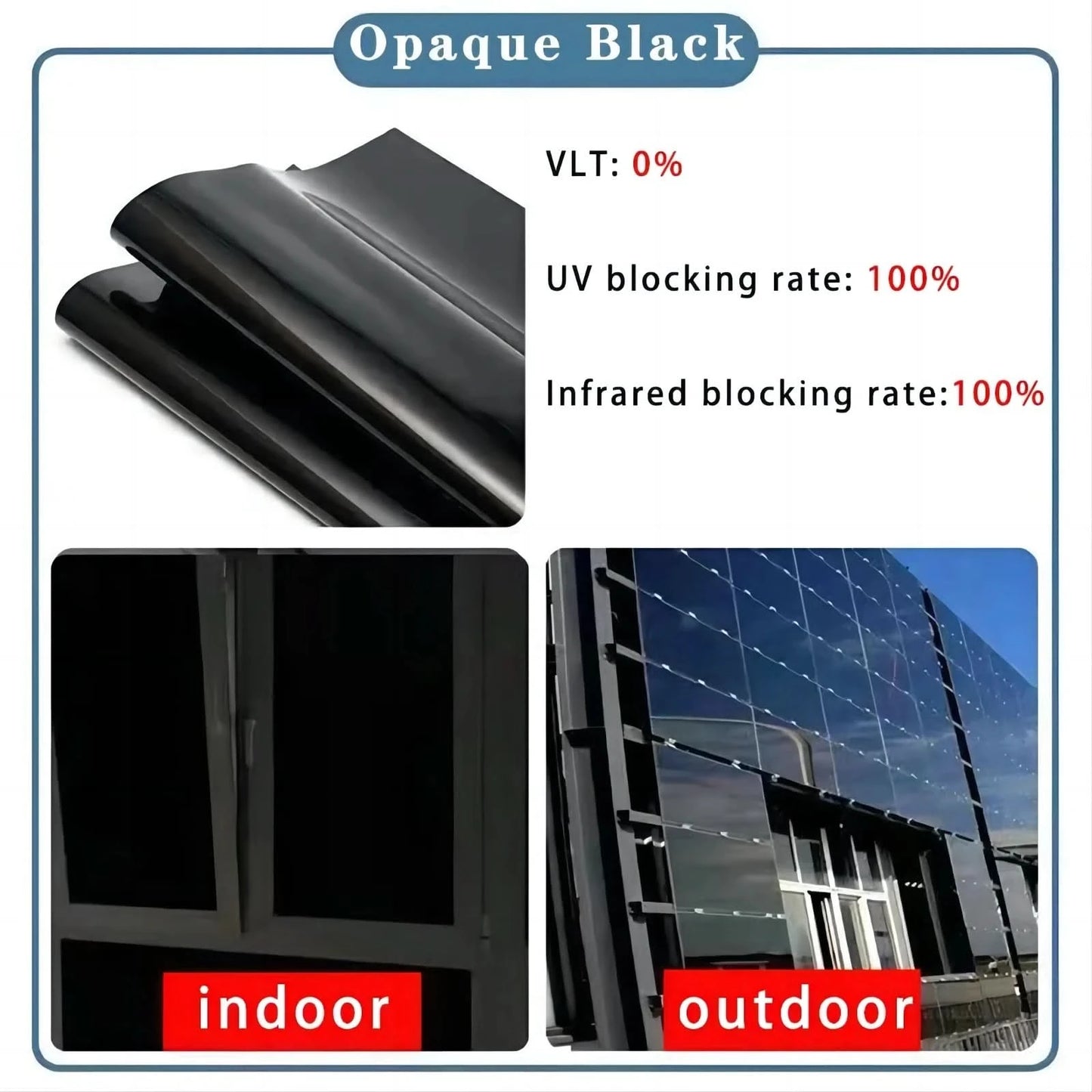 Película reflectante - Privacy Sun Bloqueo anti UV-Window film-VyFlair
