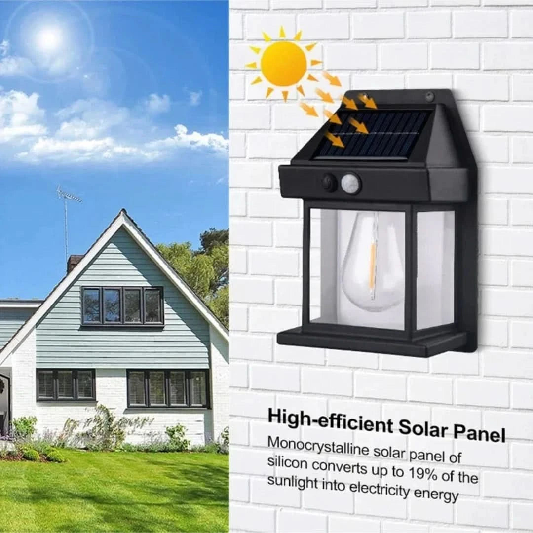 Lámpara de pared solar - al aire libre-solar lamp-VyFlair