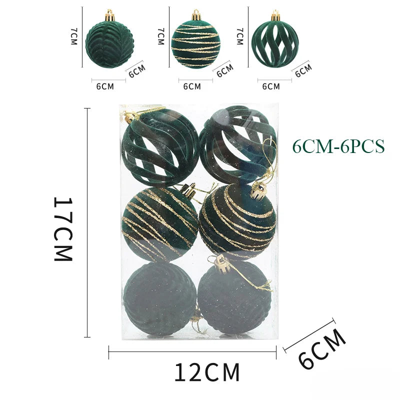 Błyszczące bombki choinkowe 12 szt. – Unikalny design i luksusowy akcent