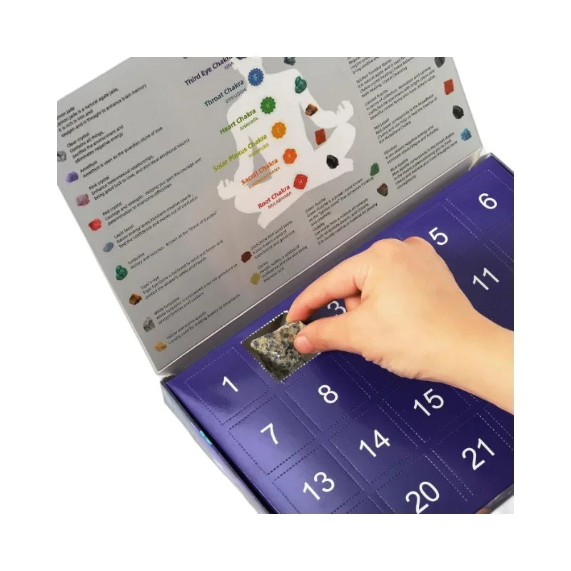 Calendario de Adviento GemSpark 2025 | 24 piedras preciosas naturales