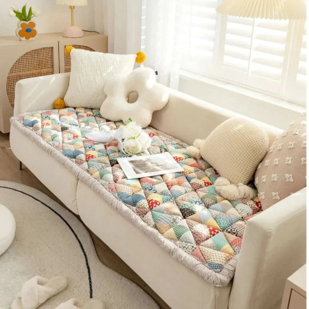 Patchwork Sofa Protector - Elegante atención única para su sofá-Sofa Protector-VyFlair
