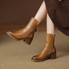 Zapatos de Cuero con Tacones Medios - Elegantes - Cómodos - LUXE - VyFlair