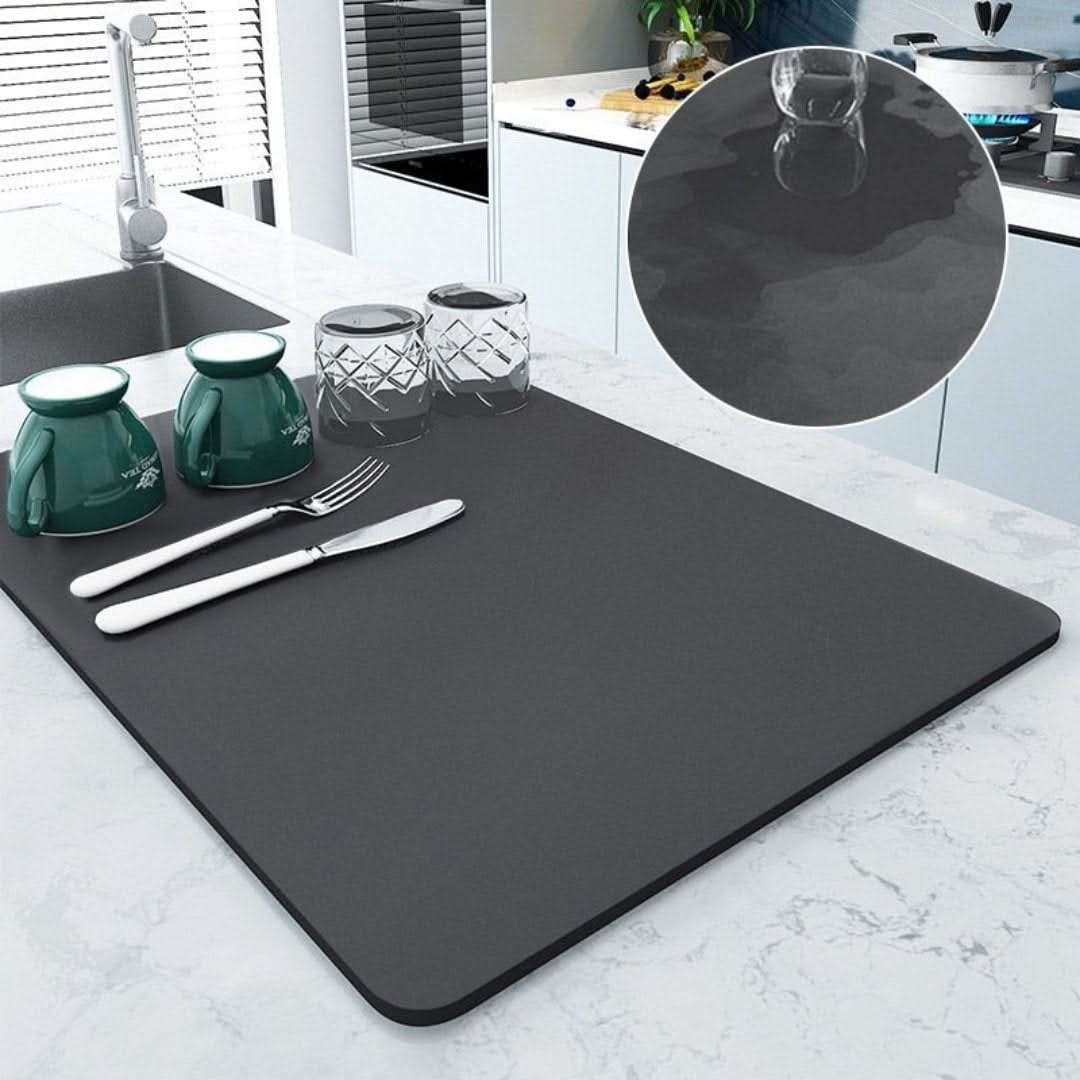 Estera de drenaje de cocina - higiene y conveniencia combinadas-Kitchen Drainer Mat-VyFlair