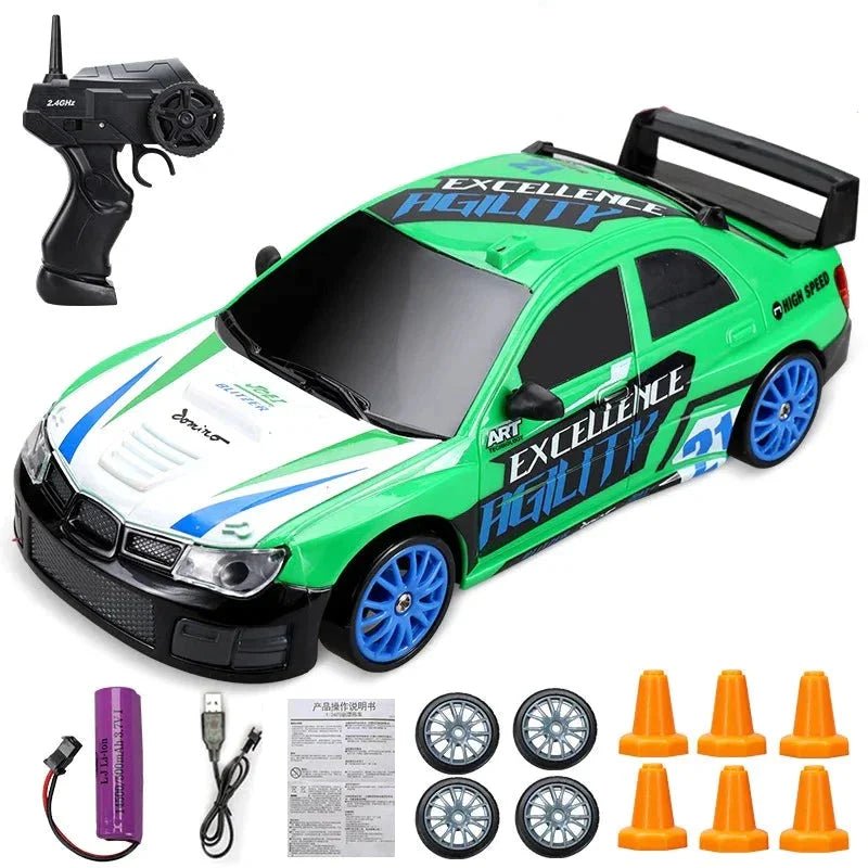 DriftEase Mini RC Drift Car – Control Remoto de Alto Rendimiento - VyFlair