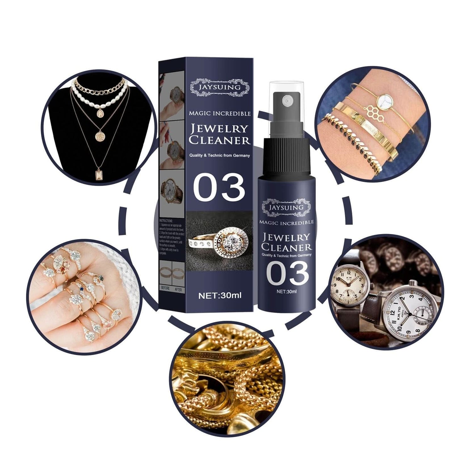 Jewelry Reviver - Restaurar el brillo brillante de sus joyas-jewelry cleaner-VyFlair