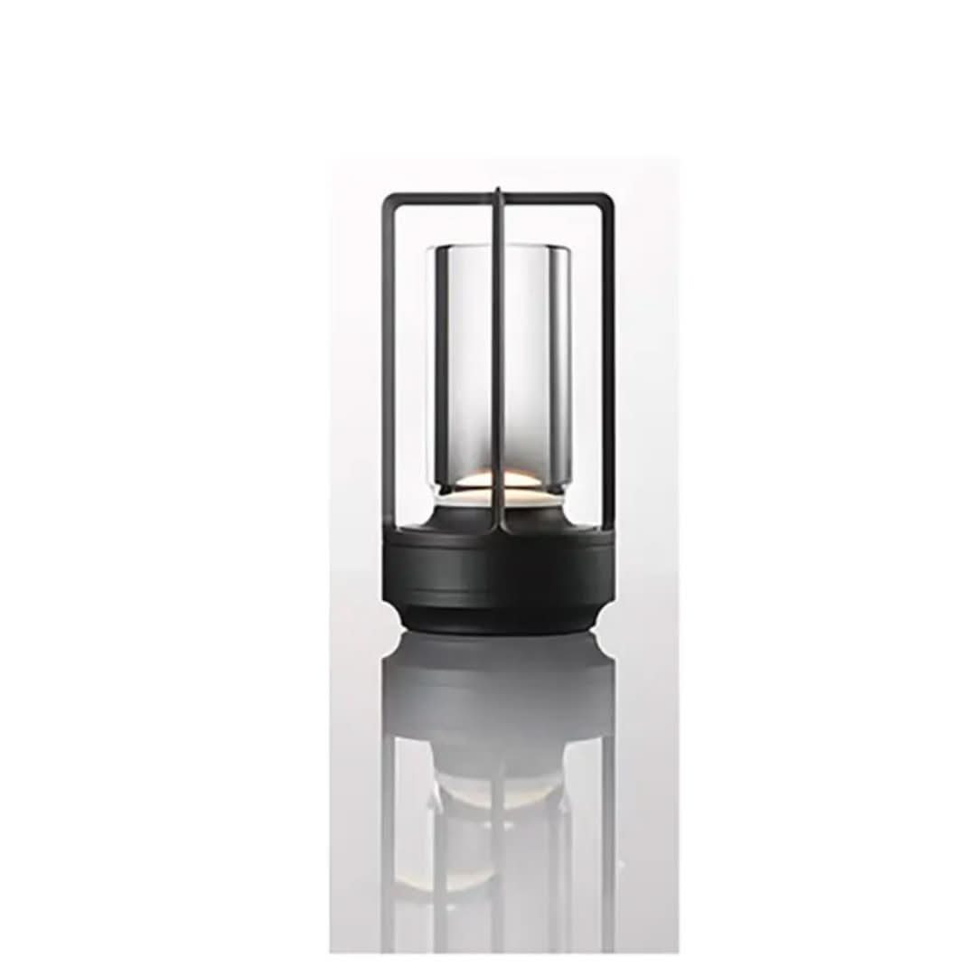 Lámpara de mesa de linterna de cristal: ¡hazlo acogedor de una manera única!-Table lamp-VyFlair