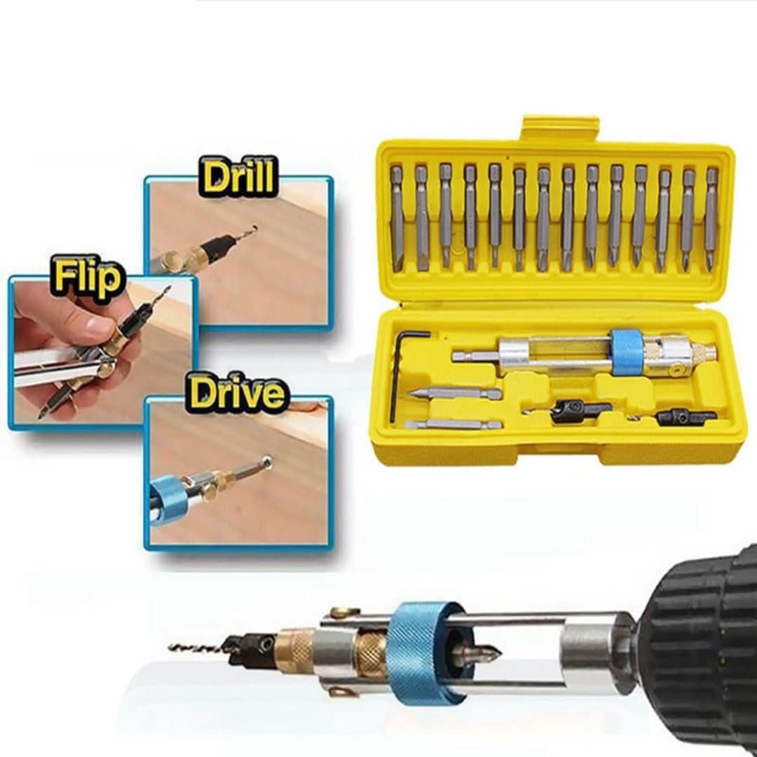 Set Flippdrill: cabezal giratorio para una perforación precisa-Drill Set-VyFlair