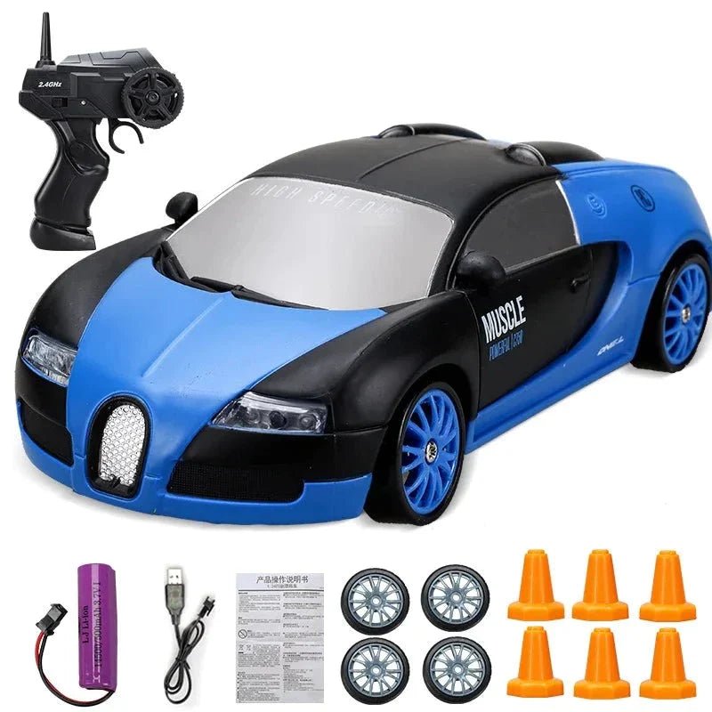 DriftEase Mini RC Drift Car – Control Remoto de Alto Rendimiento - VyFlair