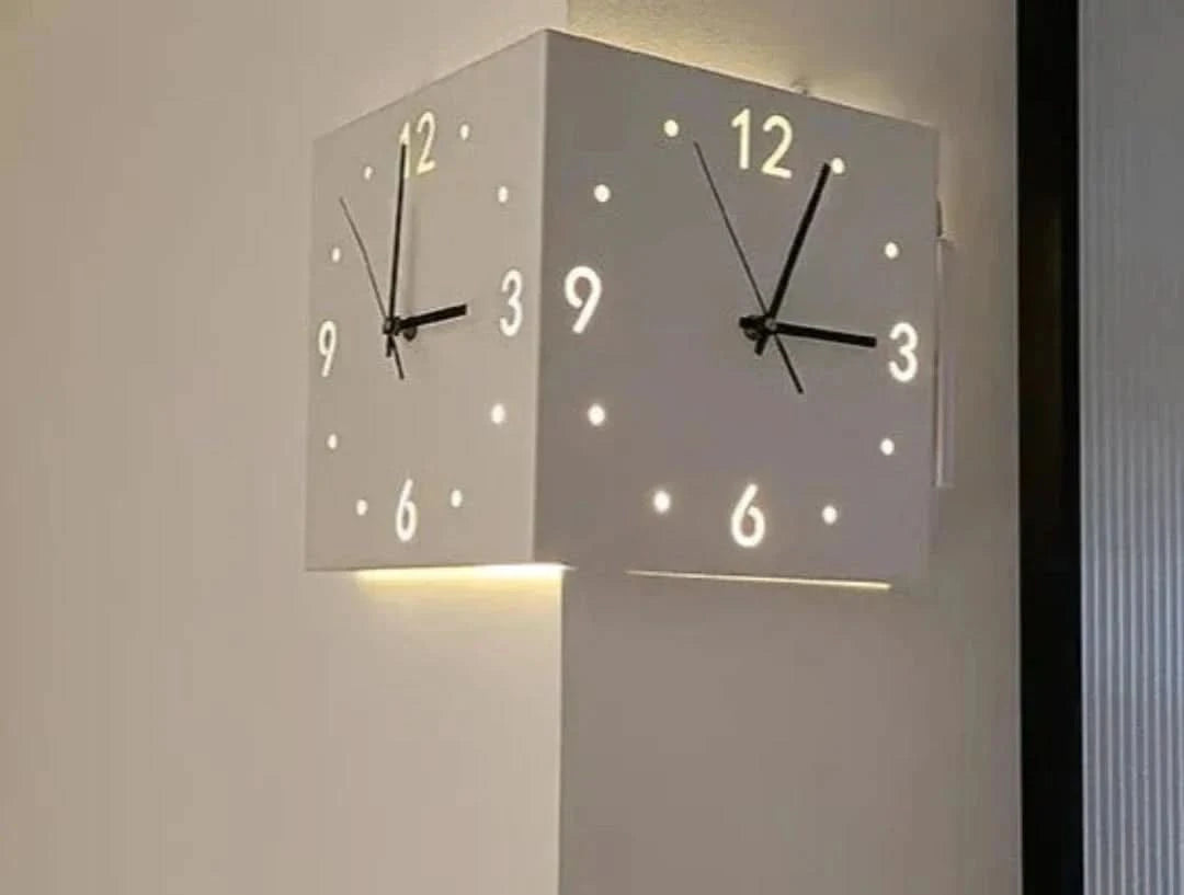 Elegante reloj de esquina-wall clocks-VyFlair