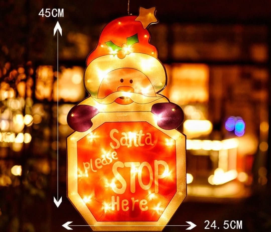 Decoración liderada por la ventana de Navidad con la taza de succión-holiday decor-VyFlair
