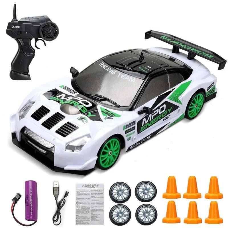 DriftEase Mini RC Drift Car – Control Remoto de Alto Rendimiento - VyFlair