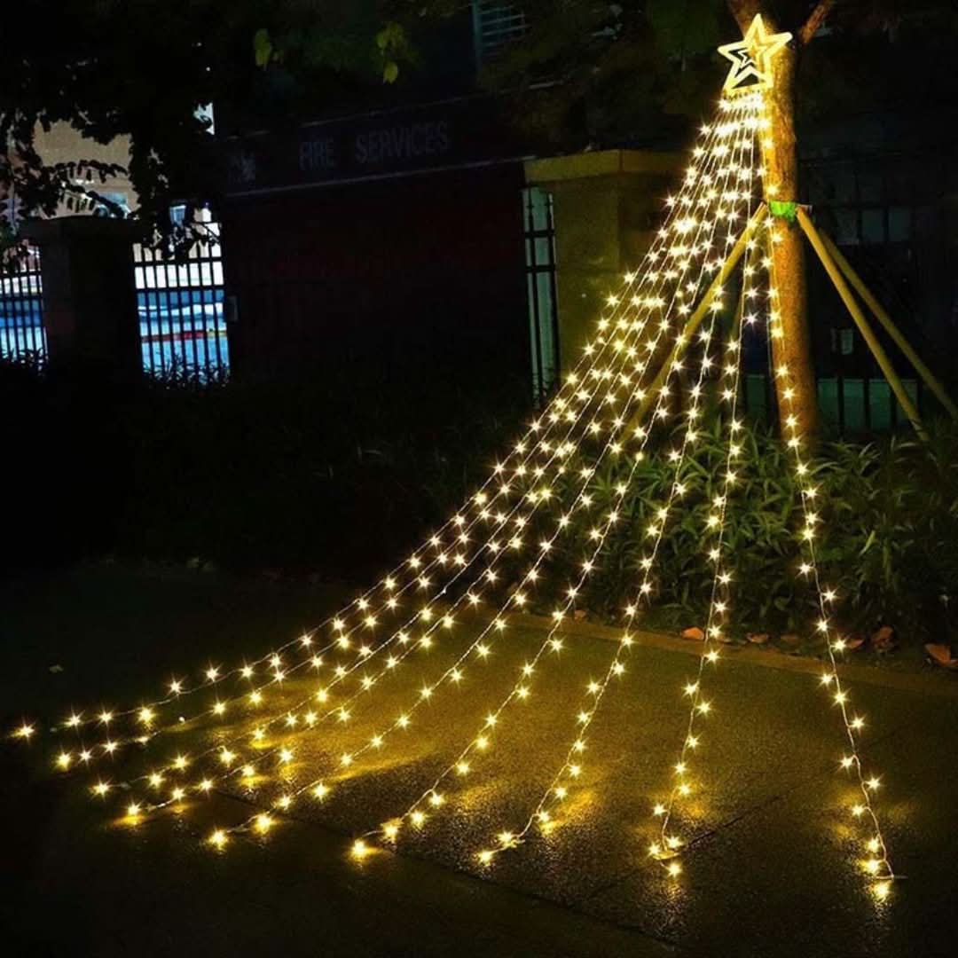 Espectáculo de luces LED de árbol de Navidad al aire libre-christmas decor-VyFlair