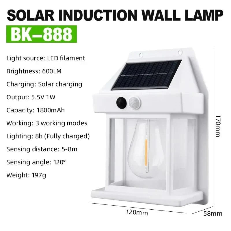 Lámpara de pared solar - al aire libre-solar lamp-VyFlair