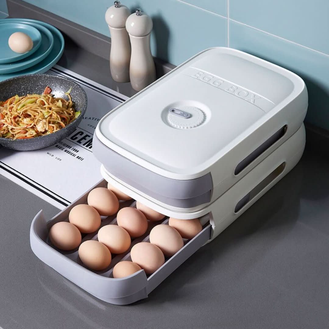 Caja de almacenamiento de huevos de lujo-Egg Storage Box-VyFlair