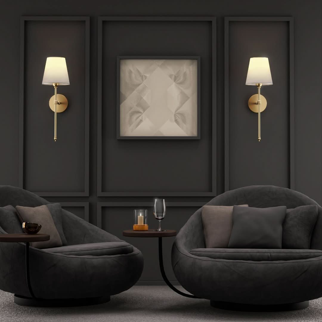 Lámparas retro inalámbricas (conjunto de 2)-Wall light-VyFlair