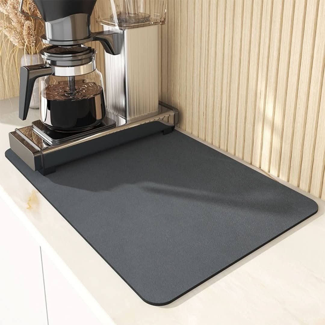 Estera de drenaje de cocina - higiene y conveniencia combinadas-Kitchen Drainer Mat-VyFlair