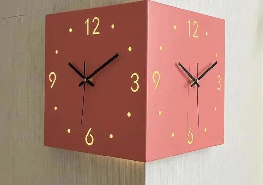 Elegante reloj de esquina-wall clocks-VyFlair
