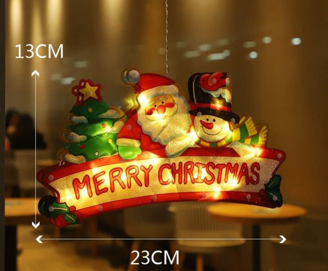 Decoración liderada por la ventana de Navidad con la taza de succión-holiday decor-VyFlair