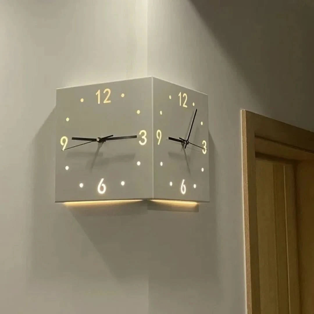Elegante reloj de esquina-wall clocks-VyFlair
