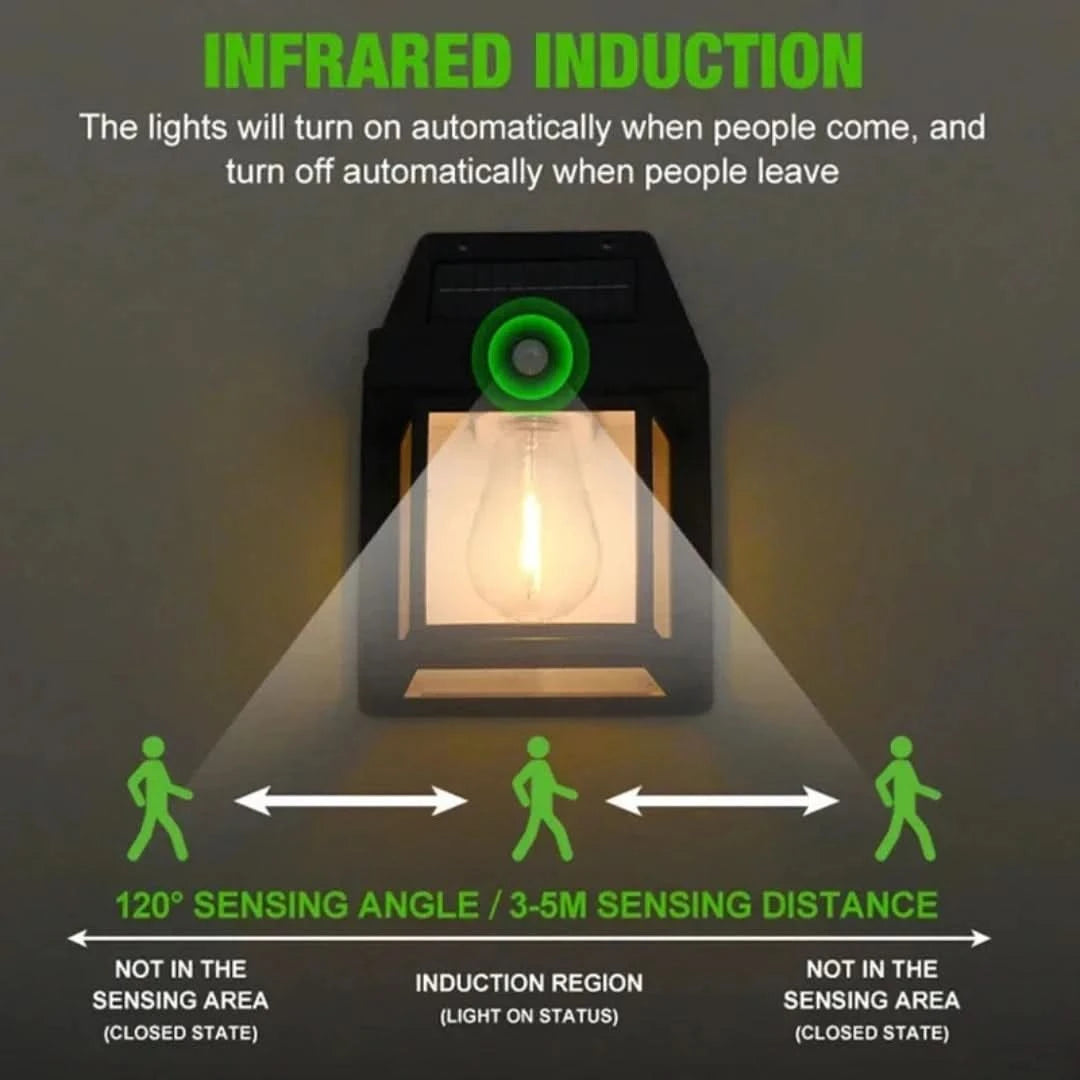 Lámpara de pared solar - al aire libre-solar lamp-VyFlair