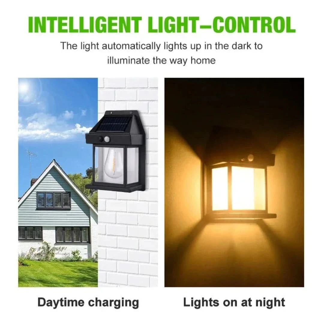 Lámpara de pared solar - al aire libre-solar lamp-VyFlair