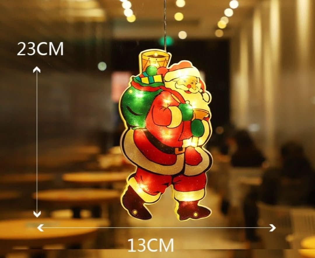 Decoración liderada por la ventana de Navidad con la taza de succión-holiday decor-VyFlair