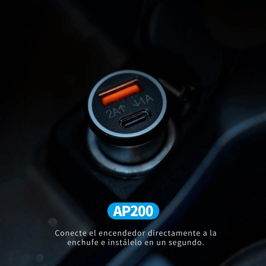 Cargador de Coche USB 20W con GPS iPhone - VyFlair