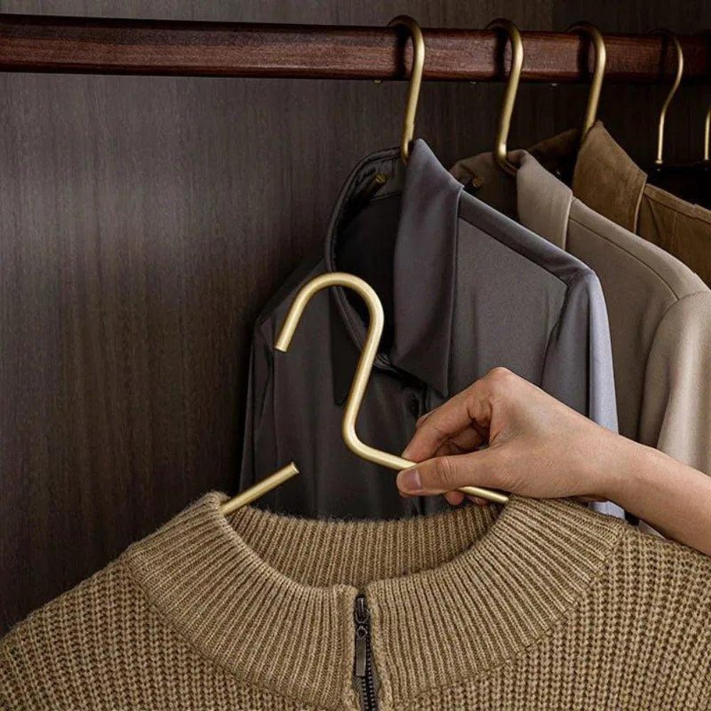 Juego de 5 Perchas Metálicas Elegantes - VyFlair