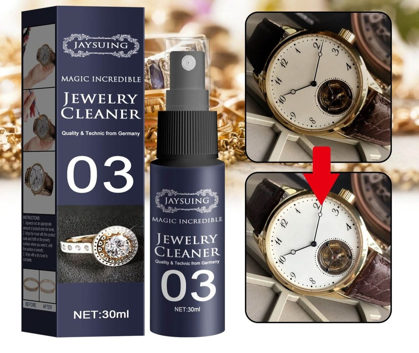 Jewelry Reviver - Restaurar el brillo brillante de sus joyas-jewelry cleaner-VyFlair