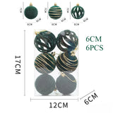 Błyszczące bombki choinkowe 12 szt. – Unikalny design i luksusowy akcent