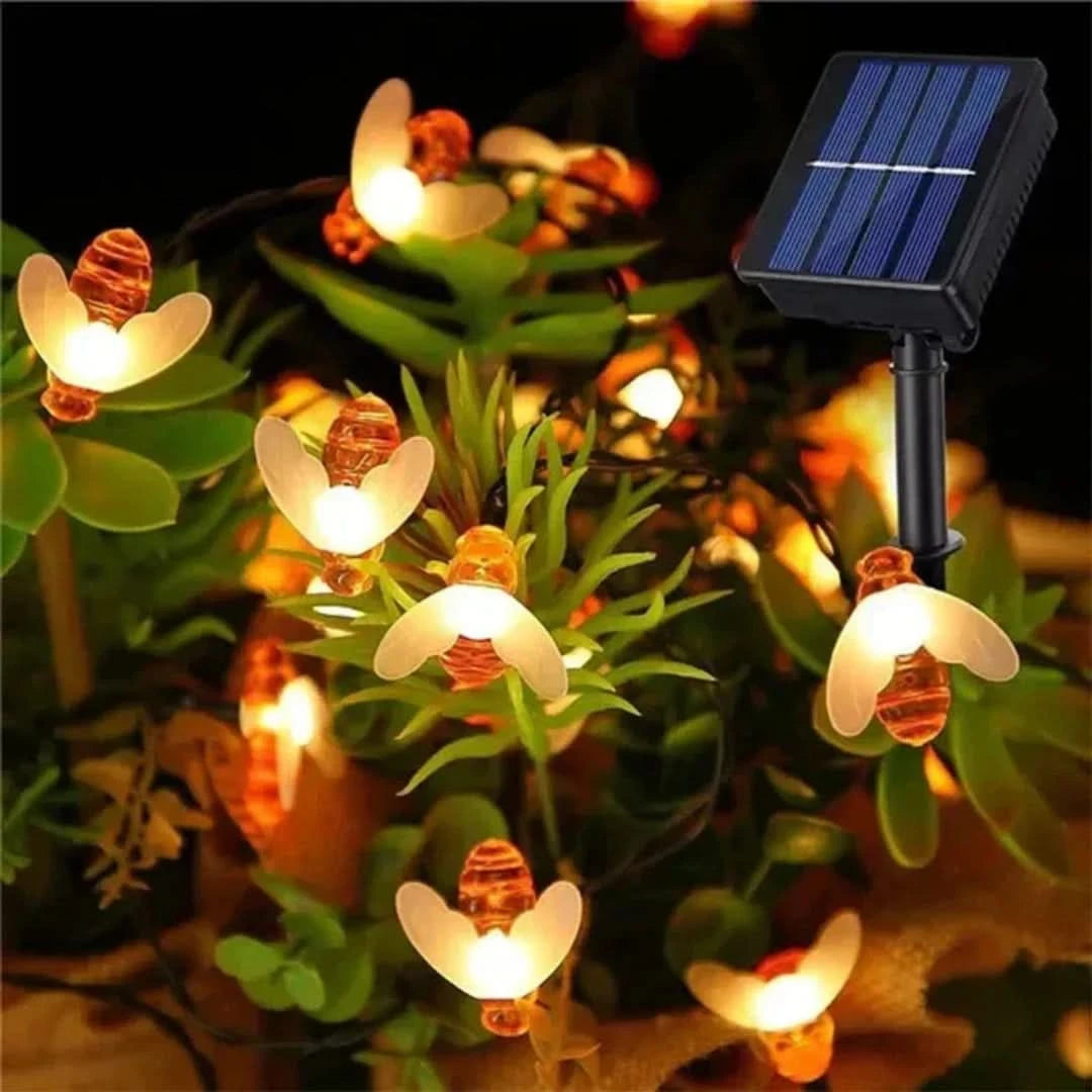 Beeglow - Garland de luz solar para al aire libre-Outdoor lighting-VyFlair