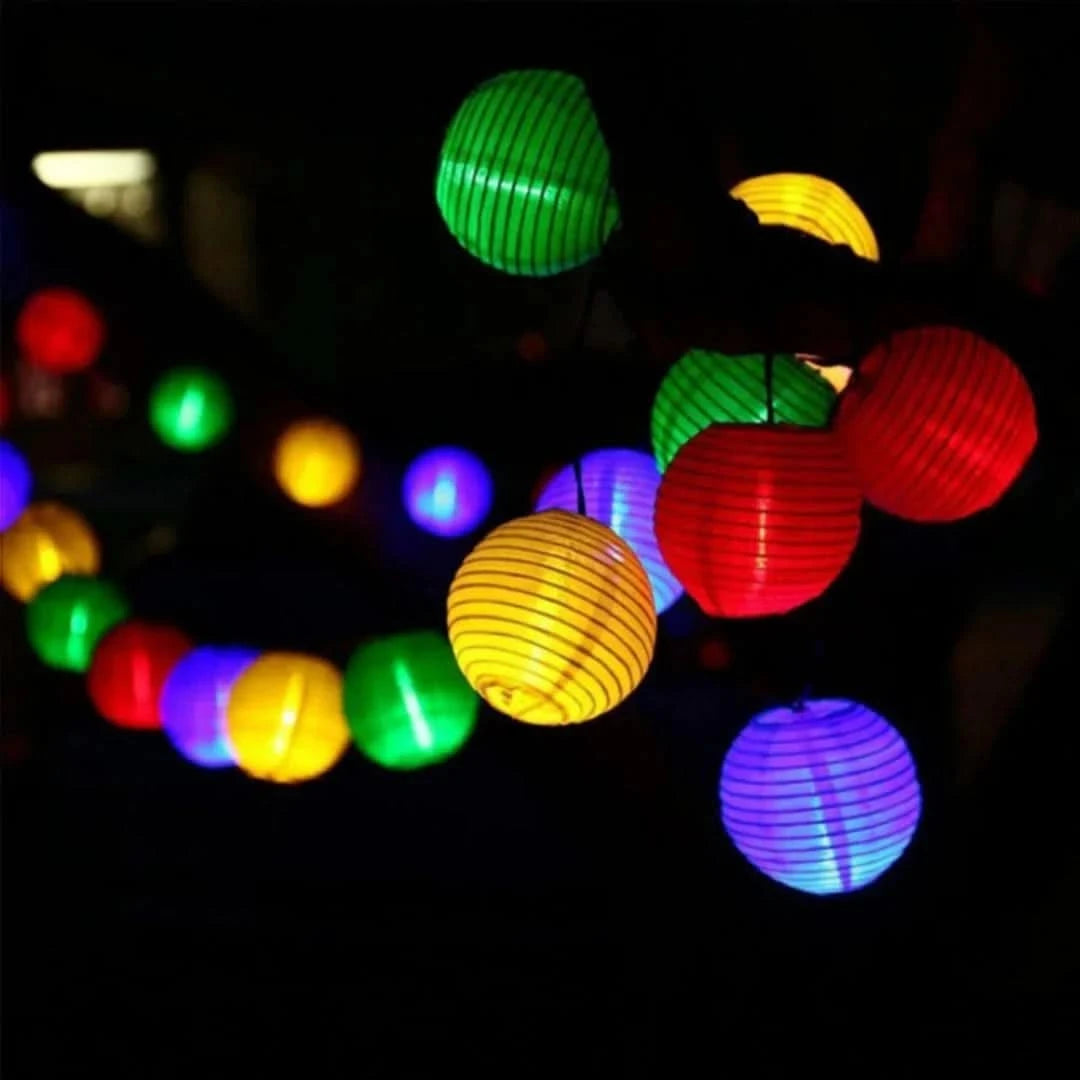 Sunkissed - guirnalda de luz solar de linterna-Outdoor lighting-VyFlair