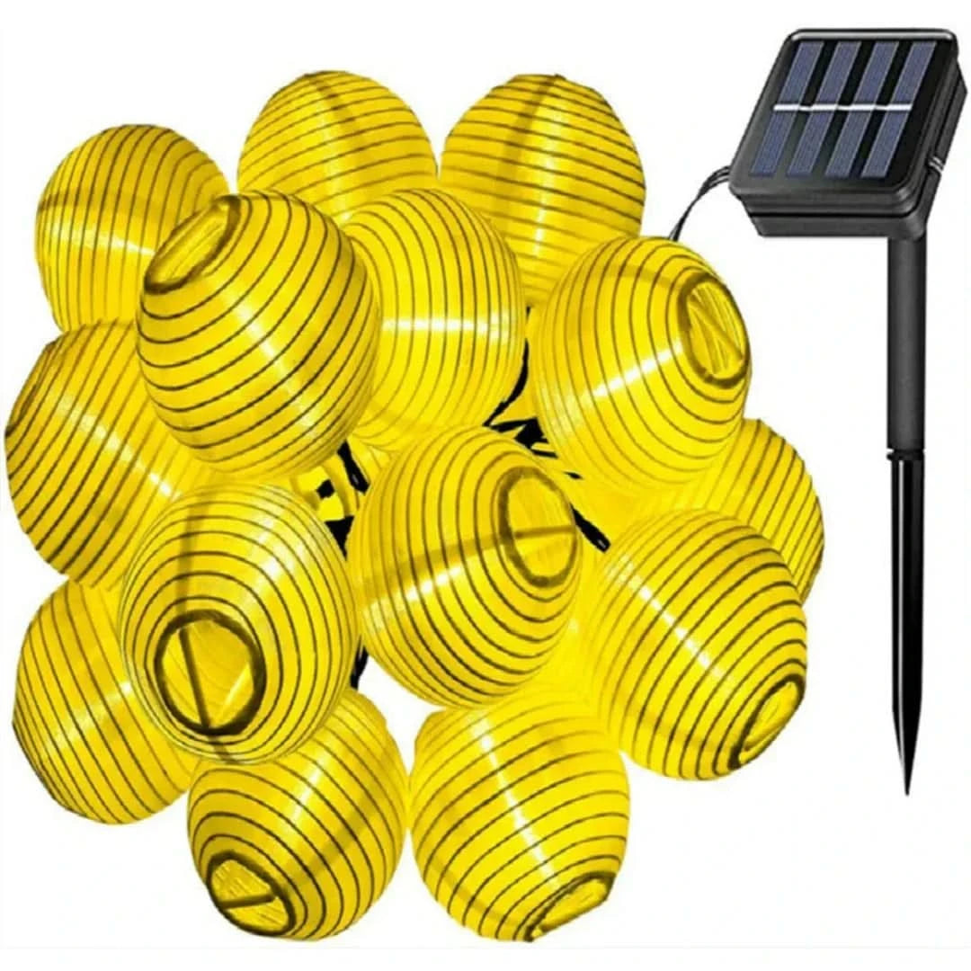 Sunkissed - guirnalda de luz solar de linterna-Outdoor lighting-VyFlair