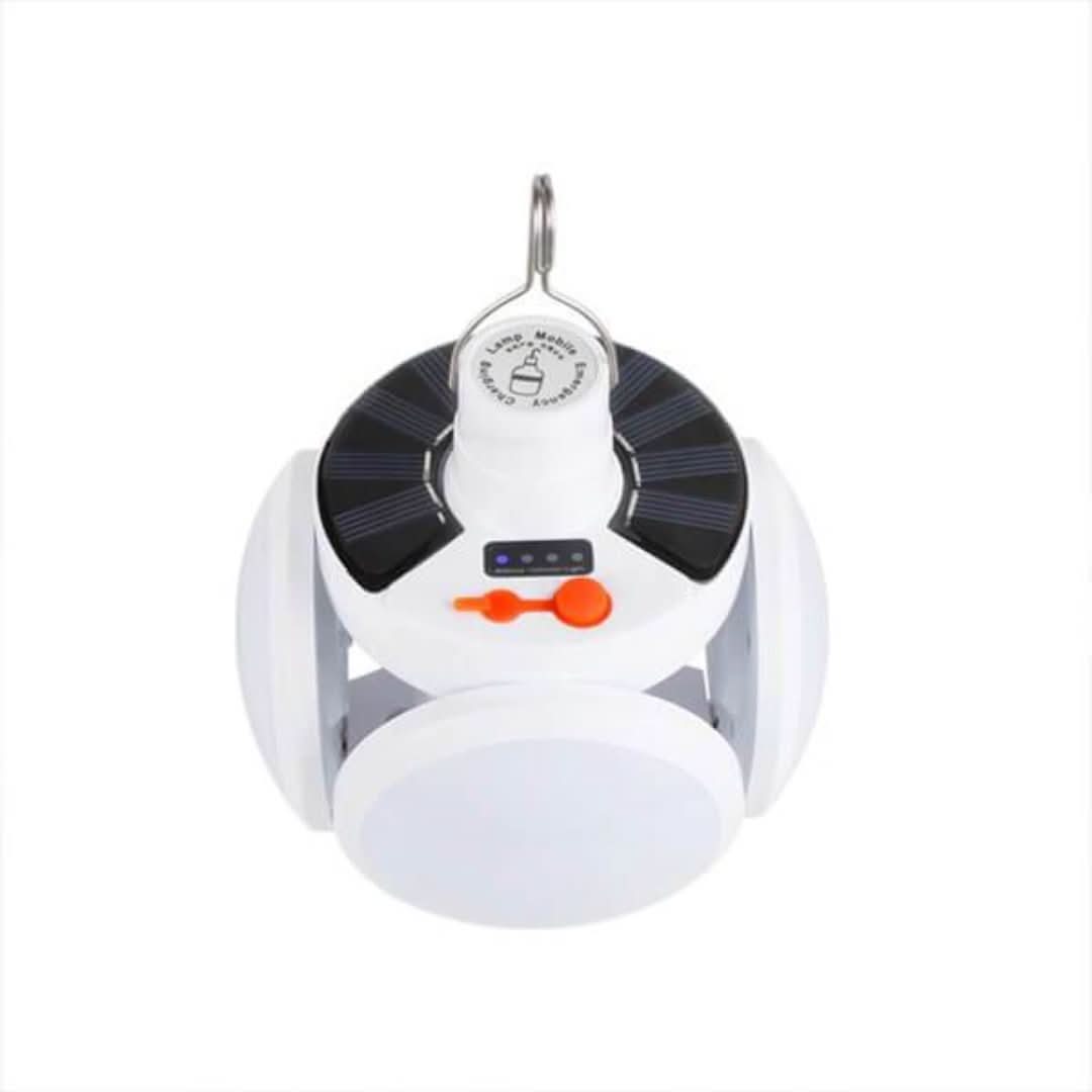 Lámpara de campamento de fútbol plegable LED con alimentación solar-Outdoor Lighting-VyFlair