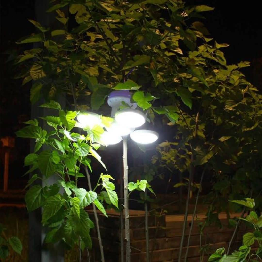 Lámpara de campamento de fútbol plegable LED con alimentación solar-Outdoor Lighting-VyFlair