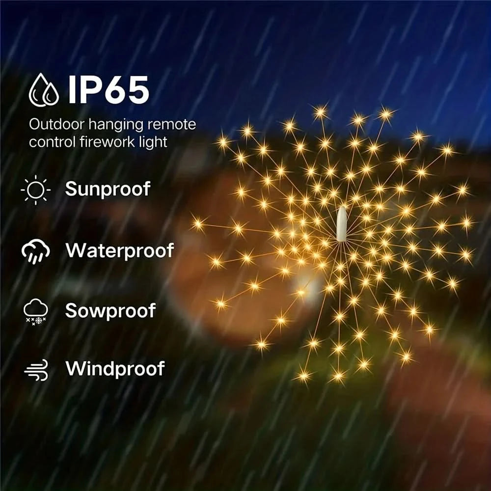 SORARSPARK - Iluminación de fuegos artificiales solares colgantes-Outdoor lighting-VyFlair