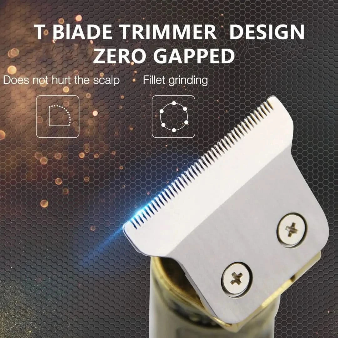 Recortador de cabello: acero inalámbrico y de acero inoxidable-hair trimmer-VyFlair