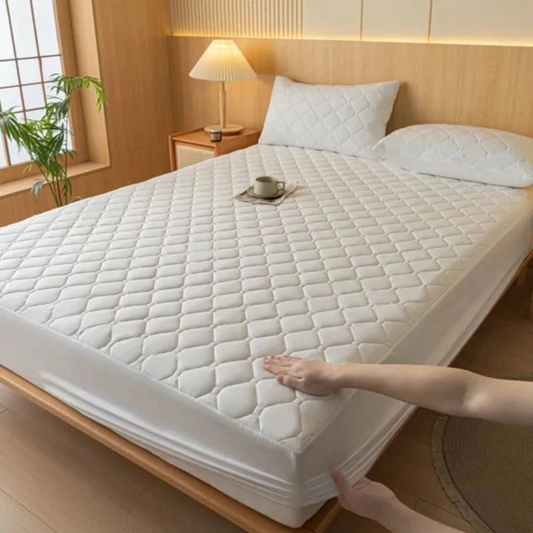 Cubierta del colchón | Impermeable y espesado-Mattress Cover-VyFlair