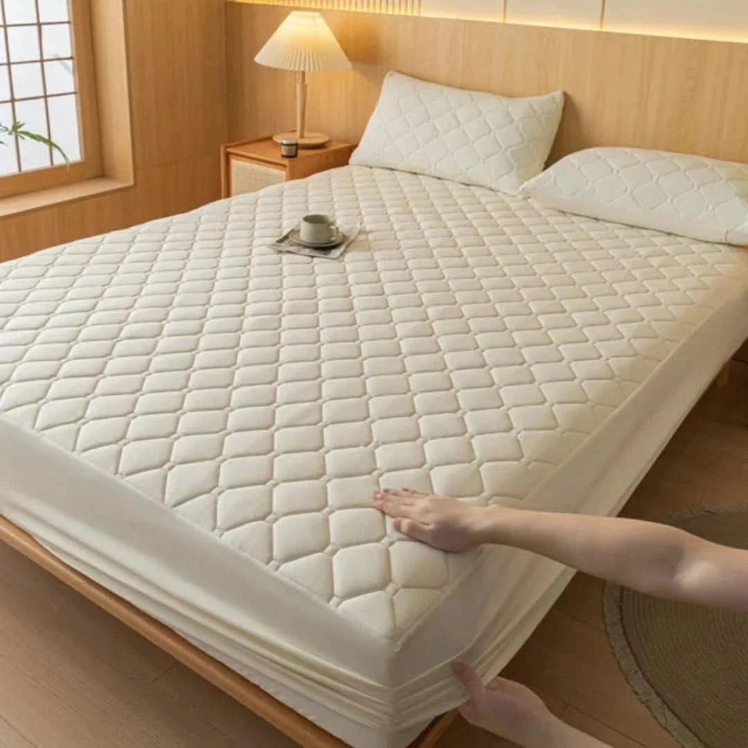 Cubierta del colchón | Impermeable y espesado-Mattress Cover-VyFlair