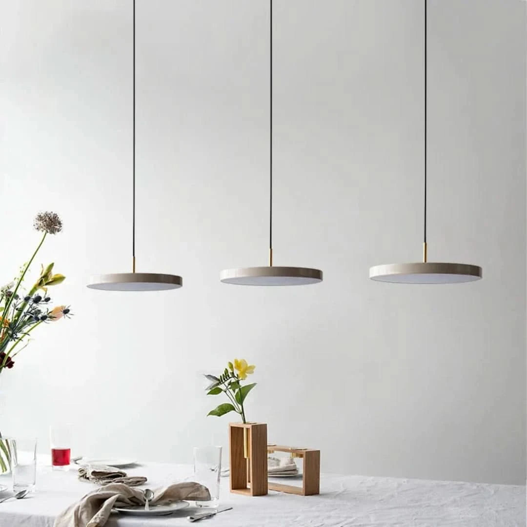 Metalglow - Lámpara colgante de LED de metal ovnis-Ceiling lamps-VyFlair