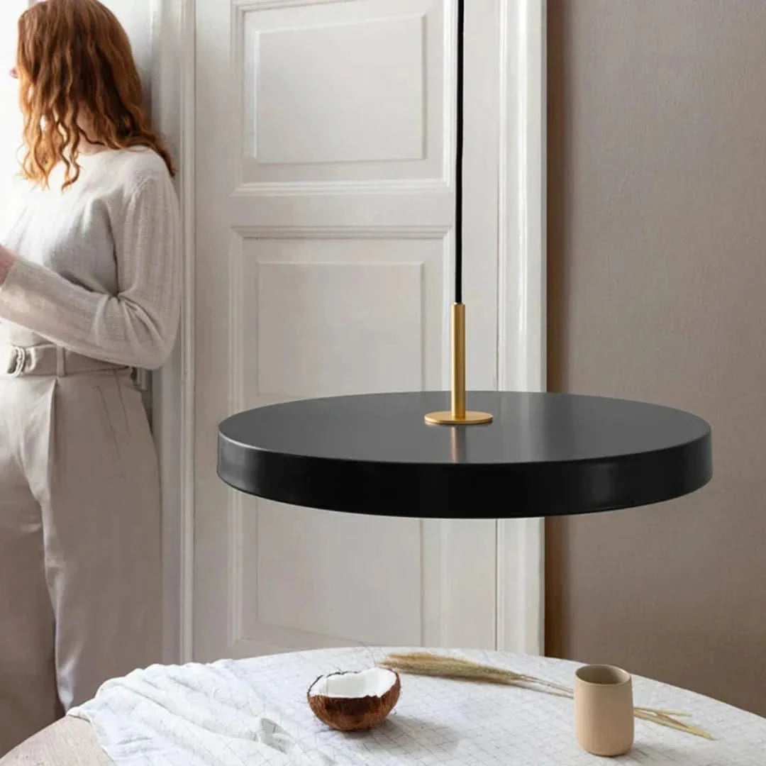 Metalglow - Lámpara colgante de LED de metal ovnis-Ceiling lamps-VyFlair