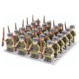 Juego de Bloques Soldados Militares WWII - VyFlair
