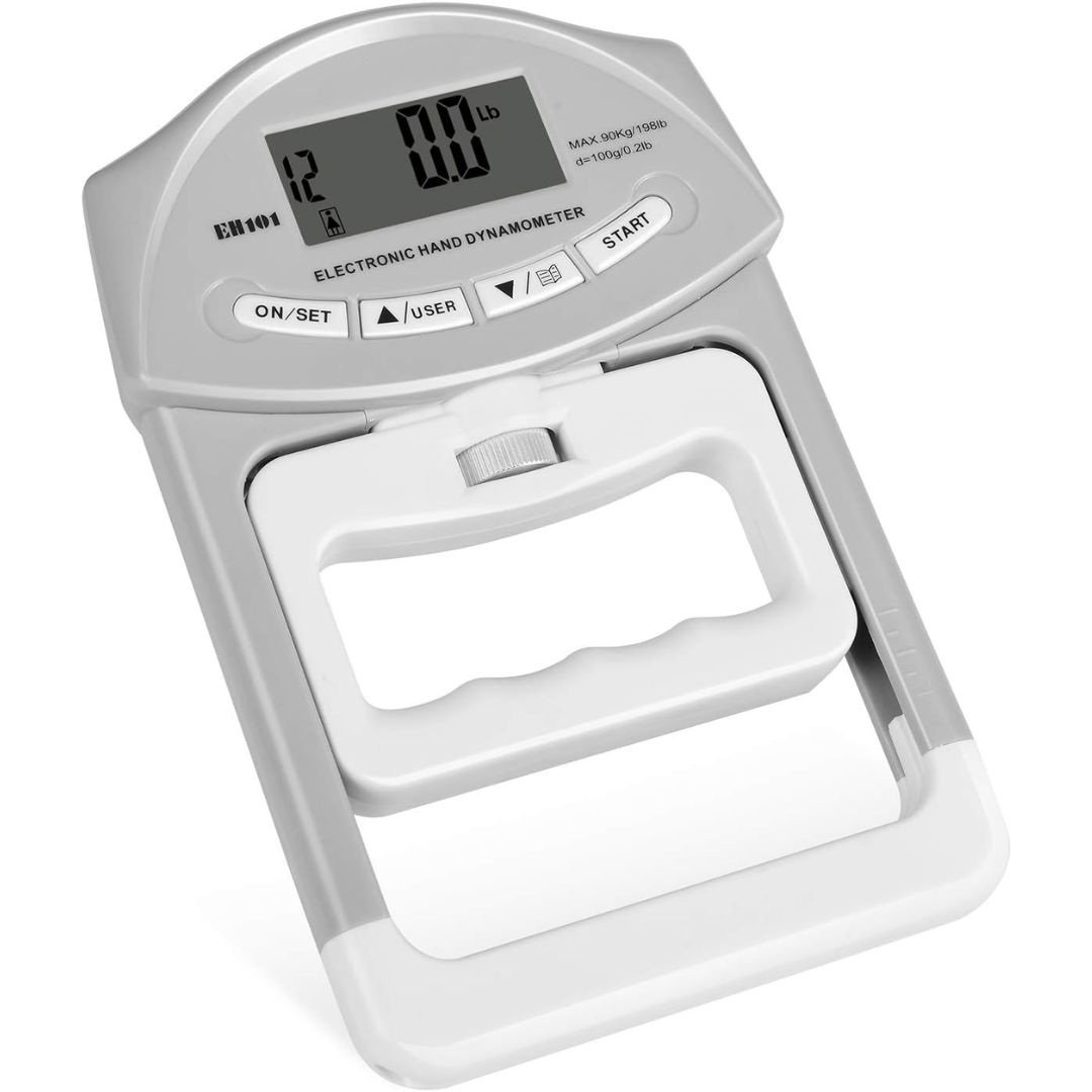 Dinamómetro Digital Gripmaster - Preciso y Portátil - 90kg