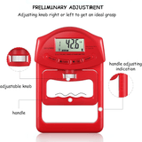 Dinamómetro Digital Gripmaster - Preciso y Portátil - 90kg - VyFlair