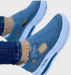 Zapatillas Deportivas para Mujeres - Suela Gruesa - Cierre de Velcro - VyFlair